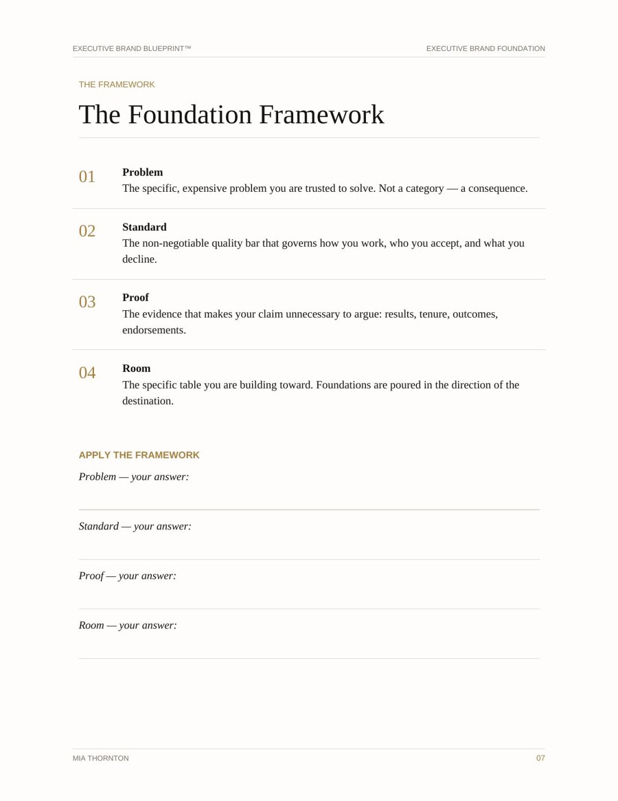 Framework